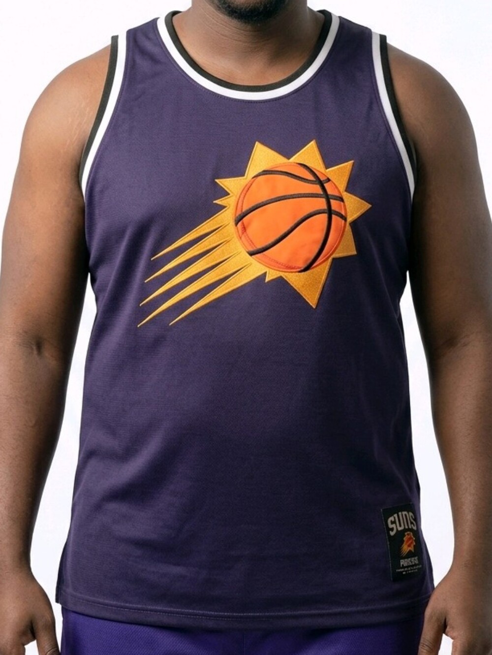 Phoenix Suns Embroidered Jersey Tank Large